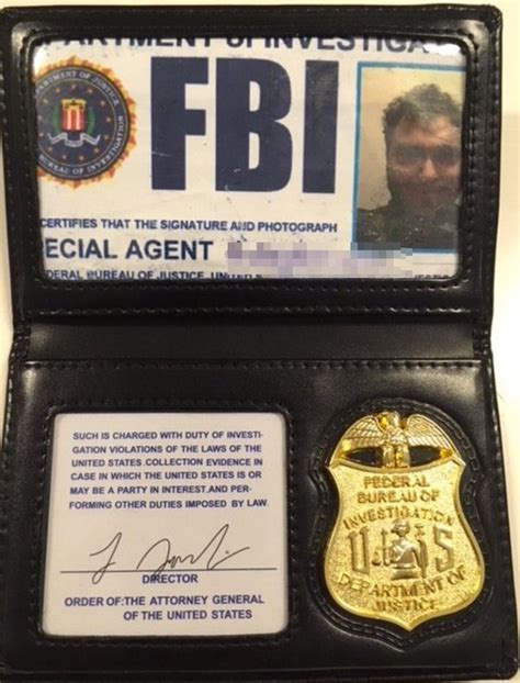 real fbi credentials